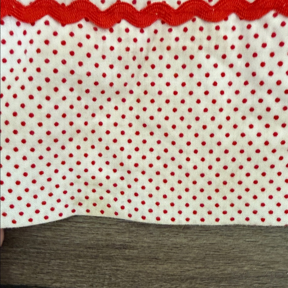 Smocked Santa Bishop Dress Sz 18M - Picture 6 of 6